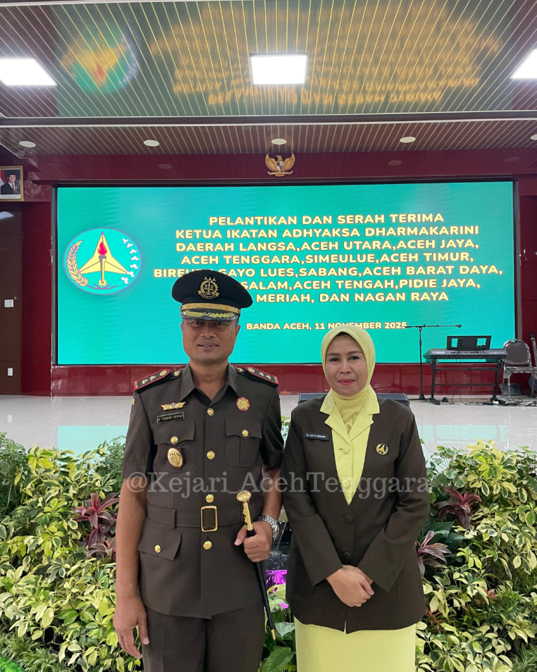 Pelantikan Kepala Kejaksaan Negeri Aceh Tenggara dan Ketua IAD Daerah Aceh Tenggara : Wujud Estafet Kepemimpinan Yang Berintegritas